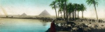 Escena egipcia junto al Nilo