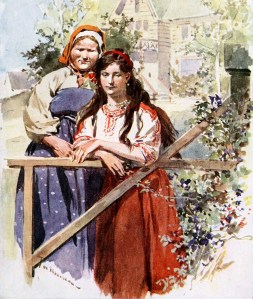 Ilustración de 1910 : Lida y Misius : Casa con desván